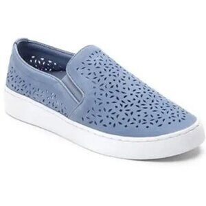 VIONIC Splendid Midi Perf Cupsole Baby Blue Slip On Loafer Size 11